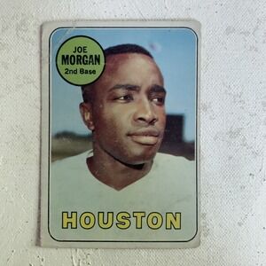 1969 Topps #35  JOE MORGAN (HOF)(ASTROS)  VG
